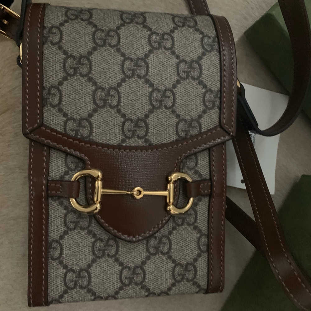 Authentic Gucci Horsebit 1955 mini bag